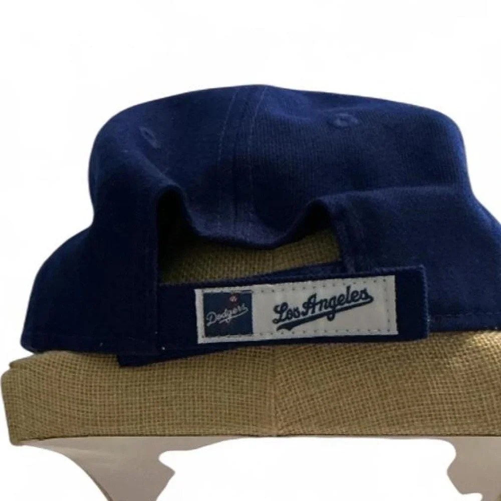 New Era 9FORTY LA Dodgers Hat Mens OSFA Blue 2017 World Series Patch